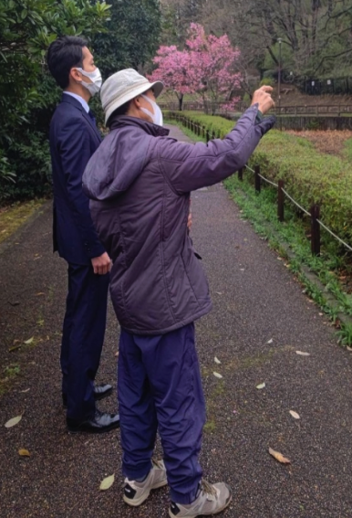 市民からの声を聞いている